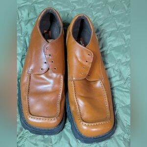 Unlisted Men's Brown Leather Shoes